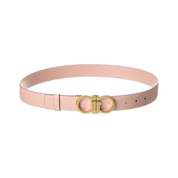 Ferragamo Leather Belt, Pink - Picture 1 of 3